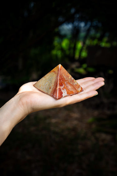 Polychrome Jasper Pyramid
